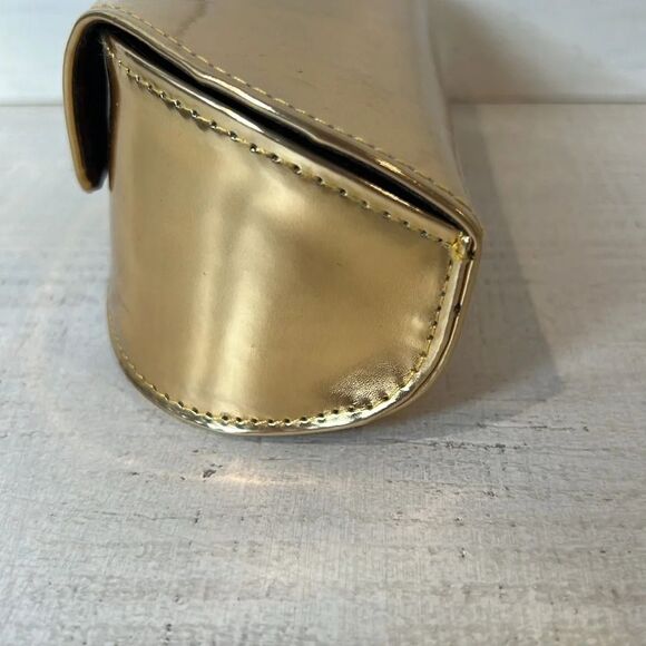 Tory Burch Sunglasses Glasses Case Gold - Picture 3 of 9